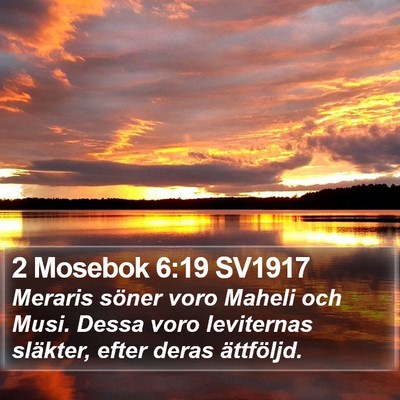 2 Mosebok 6:19 SV1917 Bible Verse Image