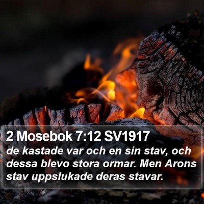 2 Mosebok 7:12 SV1917 Bible Verse Image