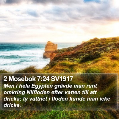 2 Mosebok 7:24 SV1917 Bible Verse Image