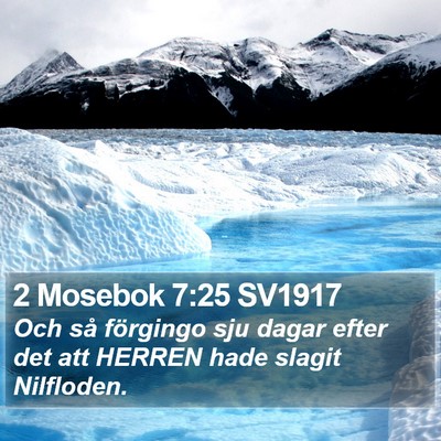 2 Mosebok 7:25 SV1917 Bible Verse Image