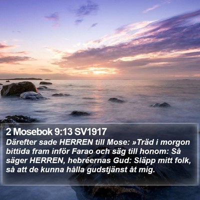 2 Mosebok 9:13 SV1917 Bible Verse Image