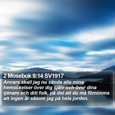 2 Mosebok 9:14 SV1917 Bible Verse Image
