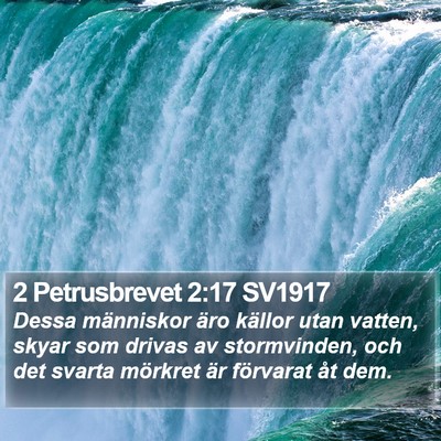 2 Petrusbrevet 2:17 SV1917 Bible Verse Image