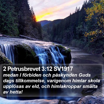 2 Petrusbrevet 3:12 SV1917 Bible Verse Image