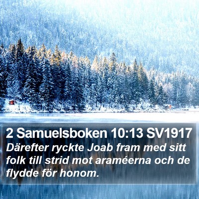 2 Samuelsboken 10:13 SV1917 Bible Verse Image