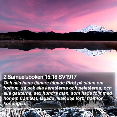 2 Samuelsboken 15:18 SV1917 Bible Verse Image