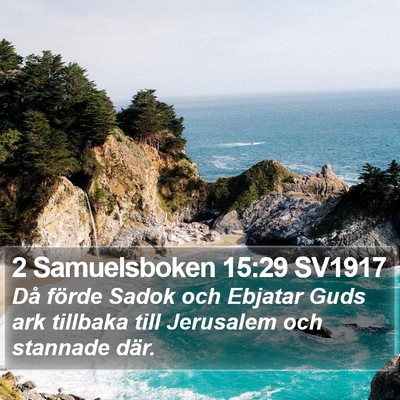 2 Samuelsboken 15:29 SV1917 Bible Verse Image