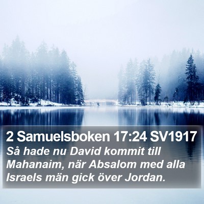 2 Samuelsboken 17:24 SV1917 Bible Verse Image