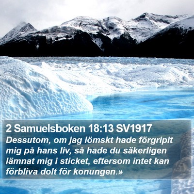 2 Samuelsboken 18:13 SV1917 Bible Verse Image