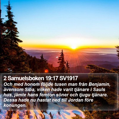 2 Samuelsboken 19:17 SV1917 Bible Verse Image