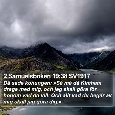 2 Samuelsboken 19:38 SV1917 Bible Verse Image