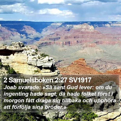 2 Samuelsboken 2:27 SV1917 Bible Verse Image