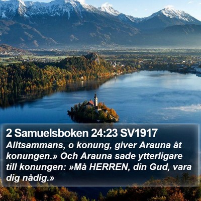 2 Samuelsboken 24:23 SV1917 Bible Verse Image