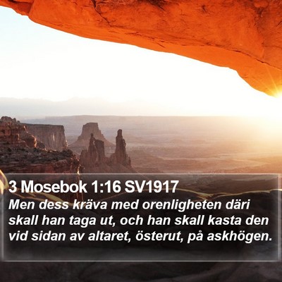 3 Mosebok 1:16 SV1917 Bible Verse Image