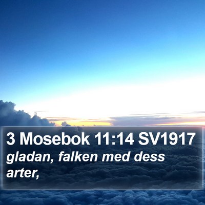 3 Mosebok 11:14 SV1917 Bible Verse Image