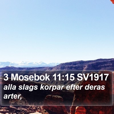 3 Mosebok 11:15 SV1917 Bible Verse Image