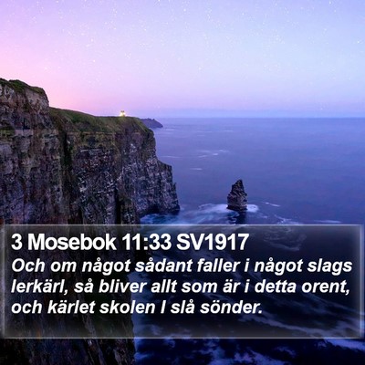 3 Mosebok 11:33 SV1917 Bible Verse Image