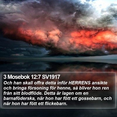 3 Mosebok 12:7 SV1917 Bible Verse Image