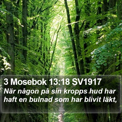 3 Mosebok 13:18 SV1917 Bible Verse Image