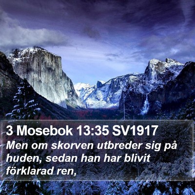 3 Mosebok 13:35 SV1917 Bible Verse Image