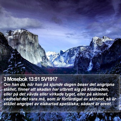 3 Mosebok 13:51 SV1917 Bible Verse Image