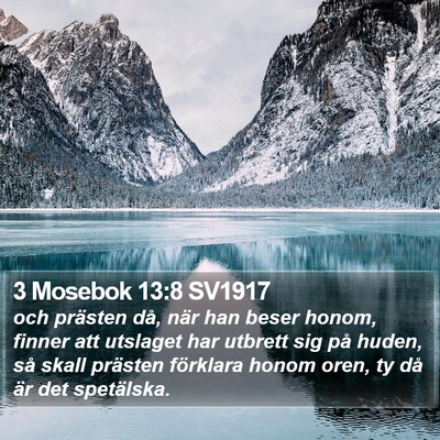 3 Mosebok 13:8 SV1917 Bible Verse Image