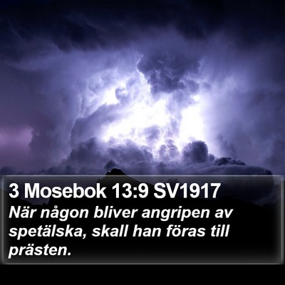3 Mosebok 13:9 SV1917 Bible Verse Image