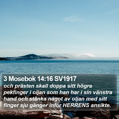 3 Mosebok 14:16 SV1917 Bible Verse Image