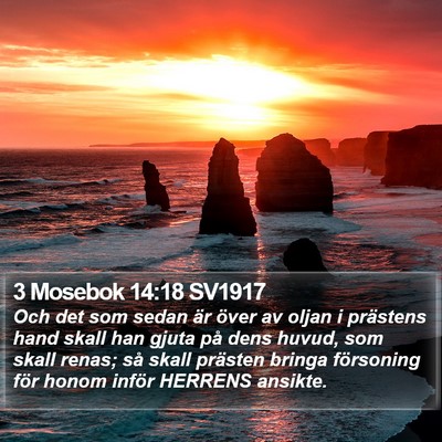 3 Mosebok 14:18 SV1917 Bible Verse Image