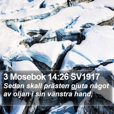 3 Mosebok 14:26 SV1917 Bible Verse Image