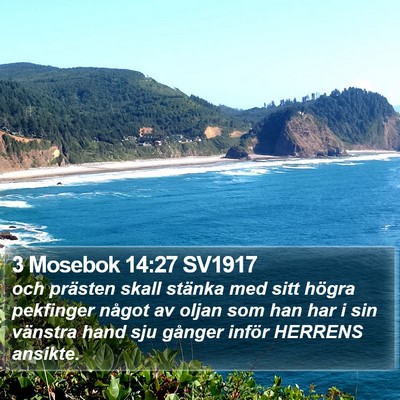 3 Mosebok 14:27 SV1917 Bible Verse Image