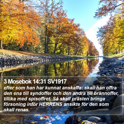 3 Mosebok 14:31 SV1917 Bible Verse Image