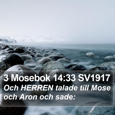 3 Mosebok 14:33 SV1917 Bible Verse Image