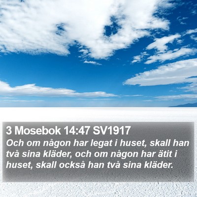 3 Mosebok 14:47 SV1917 Bible Verse Image