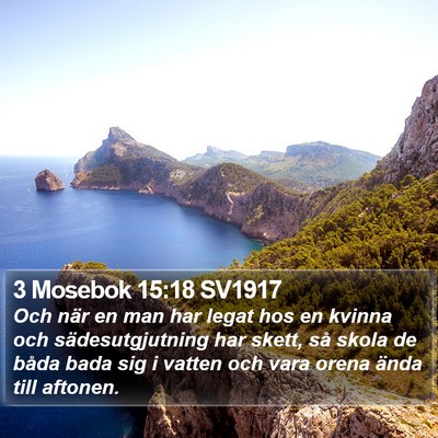 3 Mosebok 15:18 SV1917 Bible Verse Image