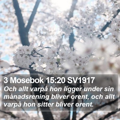 3 Mosebok 15:20 SV1917 Bible Verse Image