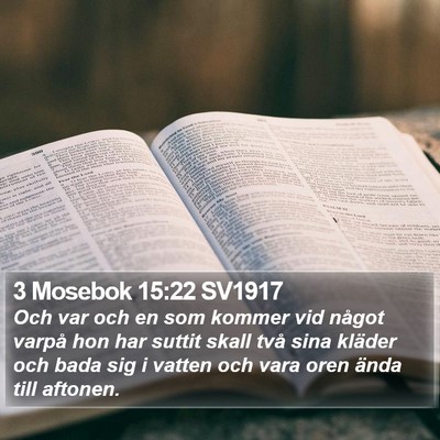 3 Mosebok 15:22 SV1917 Bible Verse Image