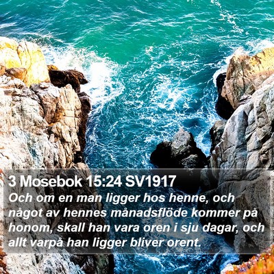 3 Mosebok 15:24 SV1917 Bible Verse Image