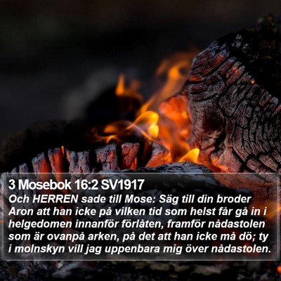 3 Mosebok 16:2 SV1917 Bible Verse Image