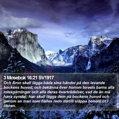 3 Mosebok 16:21 SV1917 Bible Verse Image