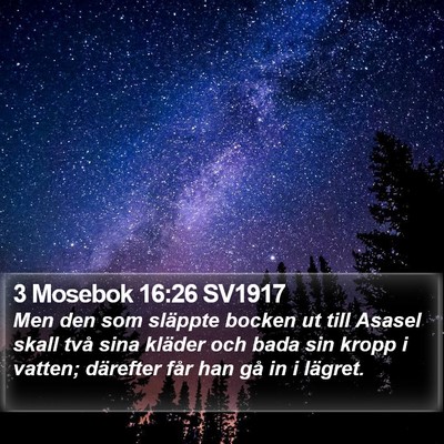 3 Mosebok 16:26 SV1917 Bible Verse Image