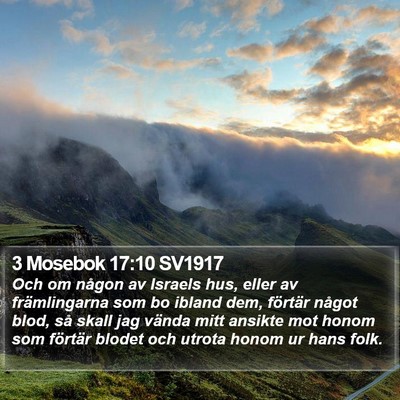 3 Mosebok 17:10 SV1917 Bible Verse Image