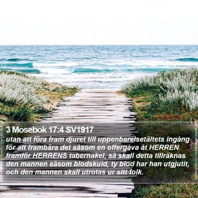 3 Mosebok 17:4 SV1917 Bible Verse Image