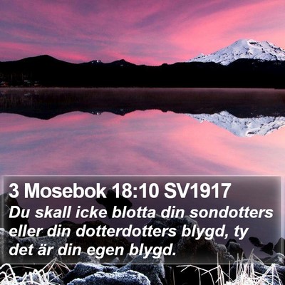 3 Mosebok 18:10 SV1917 Bible Verse Image