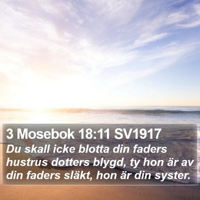 3 Mosebok 18:11 SV1917 Bible Verse Image