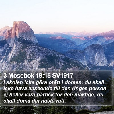 3 Mosebok 19:15 SV1917 Bible Verse Image