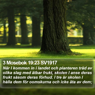 3 Mosebok 19:23 SV1917 Bible Verse Image