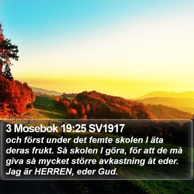 3 Mosebok 19:25 SV1917 Bible Verse Image