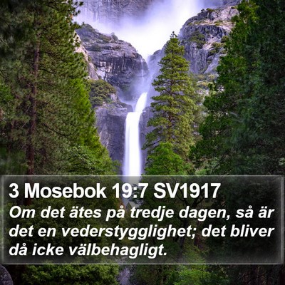 3 Mosebok 19:7 SV1917 Bible Verse Image