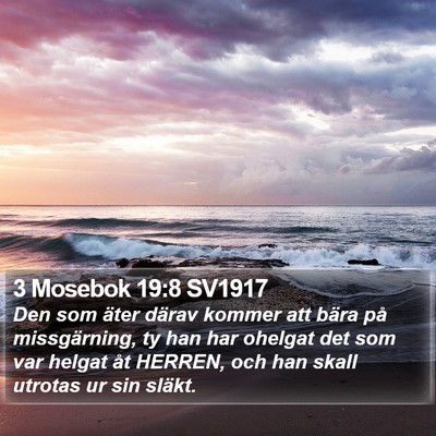 3 Mosebok 19:8 SV1917 Bible Verse Image